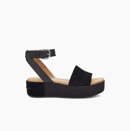 UGG Chapala Black Sandals for Women (CSKN45783)